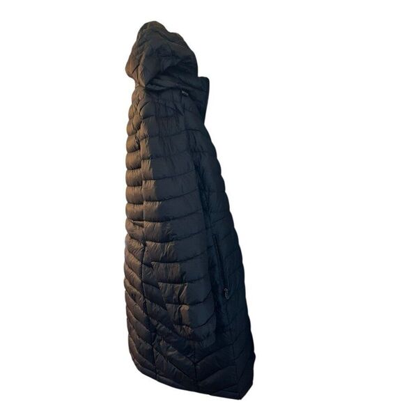 Michael Kors Ladies XL Black Puffer Coat Jacket Packable Down Hood Full Zip $240 - Picture 3 of 8